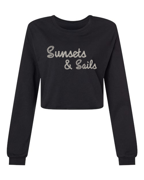 Sunsets &amp; Sails Cropped Tee