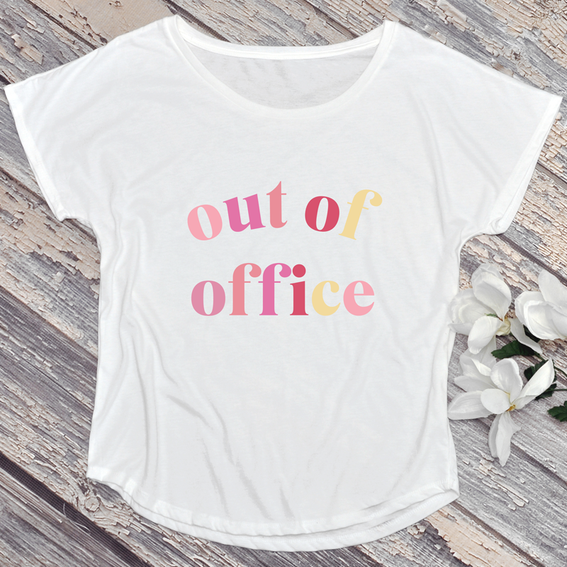 Out Of Office Flowy Tee