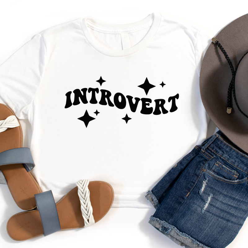 Introvert Cropped Tee