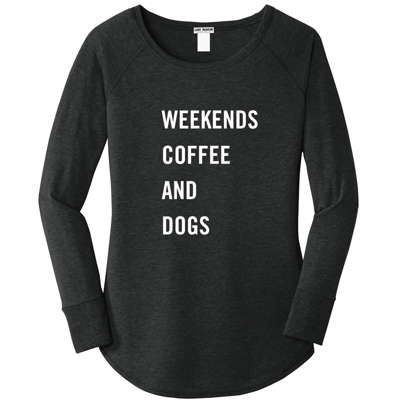 Weekends Coffee Dogs Tunic